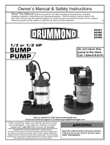 Drummond 63322 Owner's manual