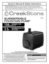 Creekstone Item 63315 Owner's manual
