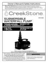 Creekstone Item 63401 Owner's manual