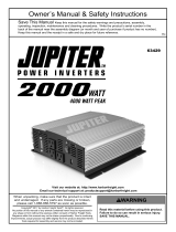 Jupiter Item 63429 Owner's manual