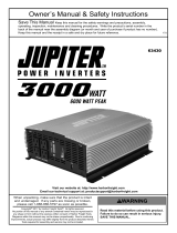 Jupiter Item 63430 Owner's manual