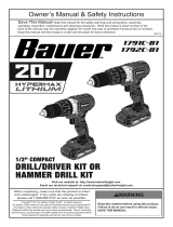 Bauer Item 63527 Owner's manual