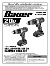 Bauer Hypermax Lithium 1792C-B1 Owner's manual