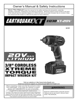 Earthquake XT Item 64197 Owner's manual