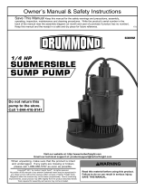 Drummond 63892 Owner's manual