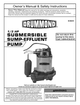Drummond 63645 Owner's manual