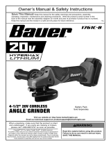 Bauer 20V Hypermax Lithium Owner's manual