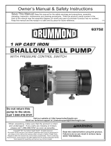 Drummond 63752 Owner's manual