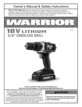 WARRIOR 64118 Owner's manual