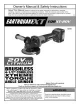 Earthquake XT Item 64595 Owner's manual
