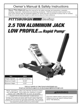 Pittsburgh Automotive Item 64543 Owner's manual