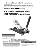 Pittsburgh Automotive Item 64553 Owner's manual