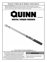 Quinn Item 64915 Owner's manual