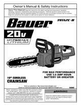 Bauer Item 64940 Owner's manual