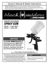 BLACK WIDOW BY SPECTRUM 56152 Owner's manual