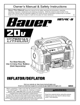 Bauer 1854C-B Owner's manual