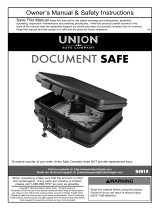 Union Safe Company Item 64919 Owner's manual