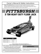 Pittsburgh 56621 Owner's manual