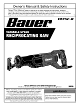 Bauer 56250 Owner's manual