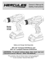 Hercules 56533 Owner's manual