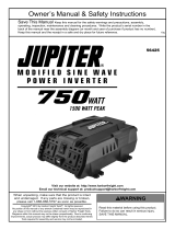 Jupiter Item 56425 Owner's manual