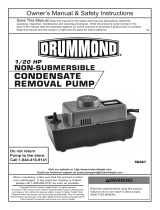 Drummond 56467 Owner's manual