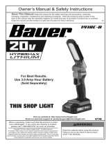 Bauer Item 57146 Owner's manual
