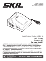 Skil SC5364-00 PWRJump PWRCore 40 150W 40V Charger Owner's manual