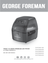 George Foreman GHFD6840G User guide