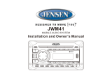 ASA Electronics Jensen JWM41 Owner's manual