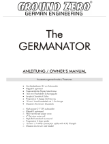Ground Zero GZ THE GERMANATOR Owner's manual