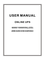 PowerWalker VFI 6000LE Plus Owner's manual