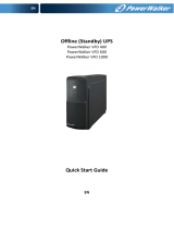 PowerWalker VFD 600 (CEE 7/3) Owner's manual