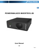 PowerWalker Inverter 1000 FR Owner's manual