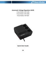 PowerWalker AVR 1000 Owner's manual