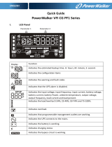 PowerWalker VFI 1000 CG PF1 Quick start guide