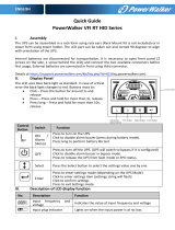 PowerWalker VFI 1500 RT HID Owner's manual