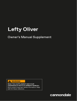 Cannondale Lefty Oliver Owner's manual
