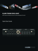 Klark Teknik DN32-ADAT Quick start guide
