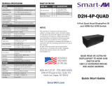 Smart-AVI D2H-4P-Quad Quick start guide