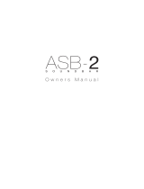 Monitor Audio ASB-2 User manual