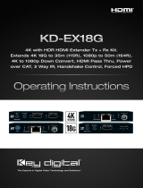 Key Digital KD-EX18G User manual