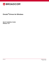 Broadcom Emulex Drivers for Windows User guide