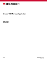 Broadcom Emulex HBA Manager Application User guide