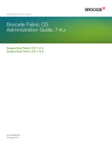 Broadcom Brocade Fabric OS Administration, 7.4.x User guide