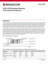 Broadcom ACPL-C740 Evaluation Kit Board: Isolated Sigma-Delta Modulator User guide