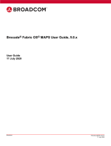 Broadcom Brocade Fabric OS MAPS , 9.0.x User guide