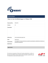 Silicon Labs How to Use Z-Wave Certified Apps User guide