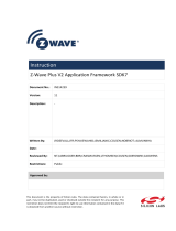 Silicon Labs Z-Wave Plus V2 Application Framework GSDK Reference guide