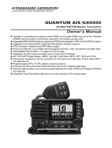 Standard Horizon GX6000 Owner's manual